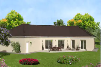 Maison plain-pied lumineuse