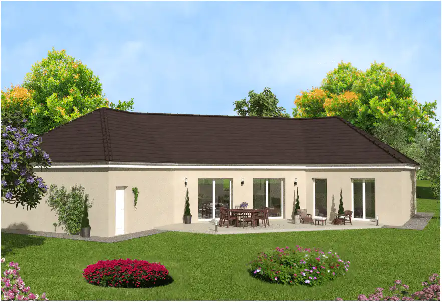 Maison plain-pied lumineuse