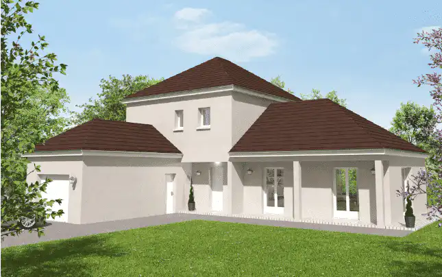 Maison à étage élégante