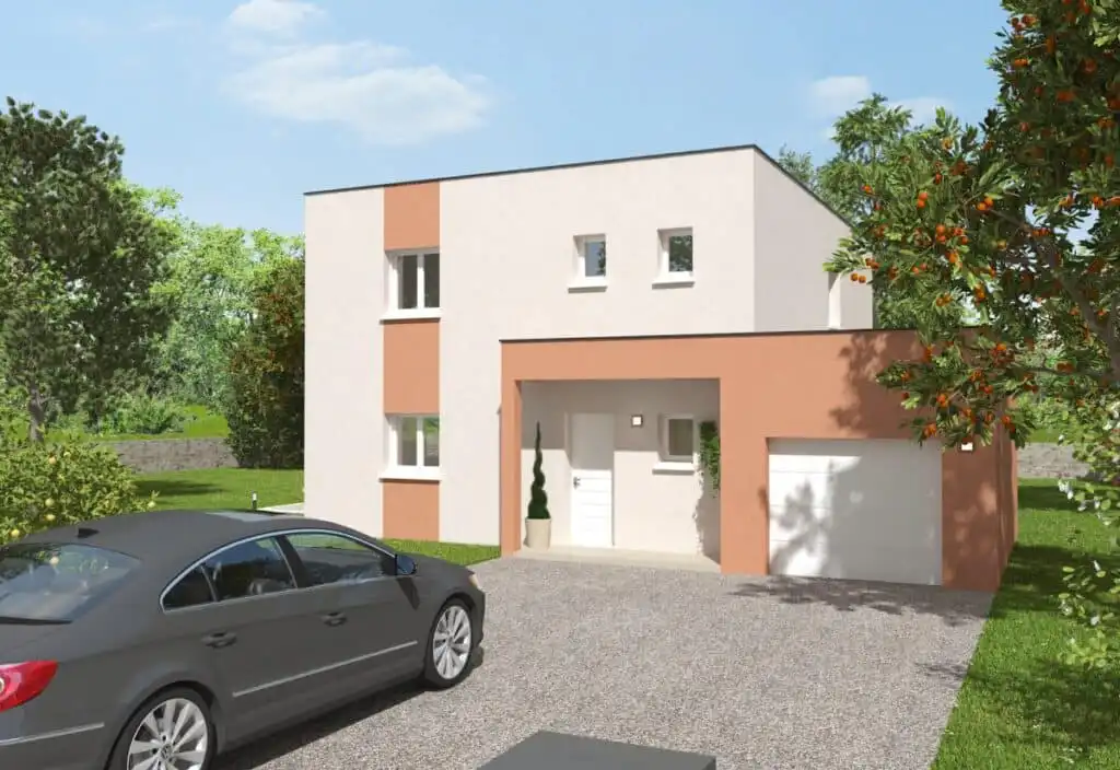 Maison contemporaine cube