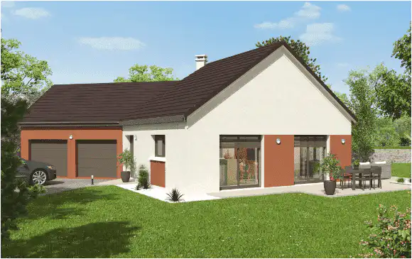 Maison double garage