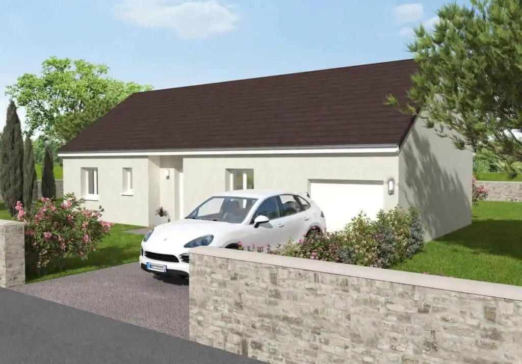 Maison plain-pied garage
